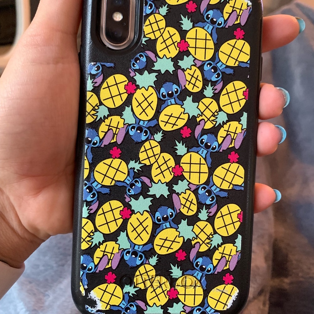 Custom lilo and stitch otter box case for iPhone X
